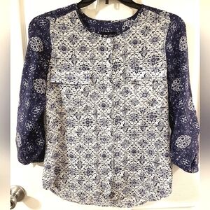 Fifteen Twenty 100% Silk Top